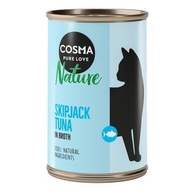 Lot Cosma Nature 12 x 140 g pour chat