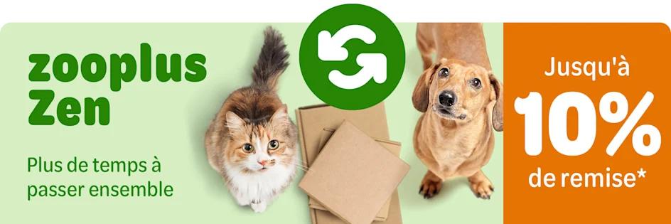 10 % de remise sur votre première commande zooplus Zen !
