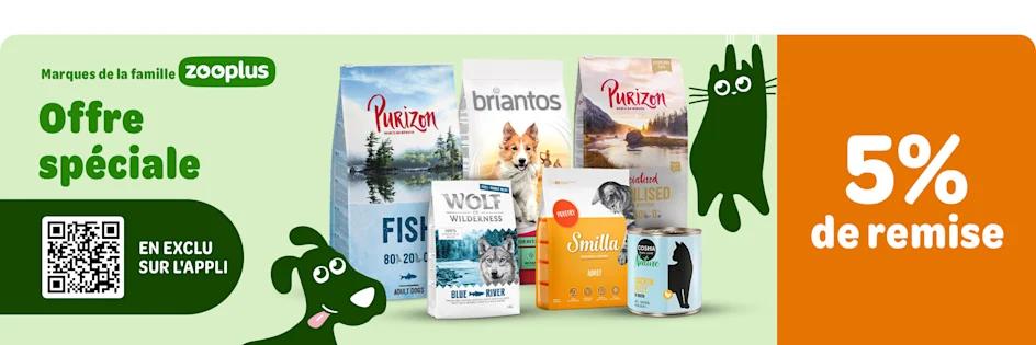 5 % de remise sur une sélection de marques