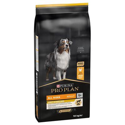 PURINA PRO PLAN All Sizes Adult Light/Sterilised pour chien